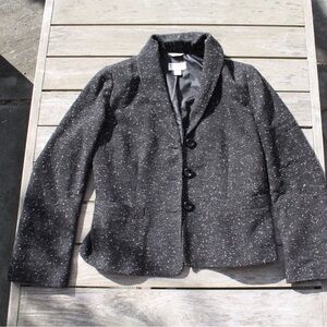 Jacket with Black and white spots